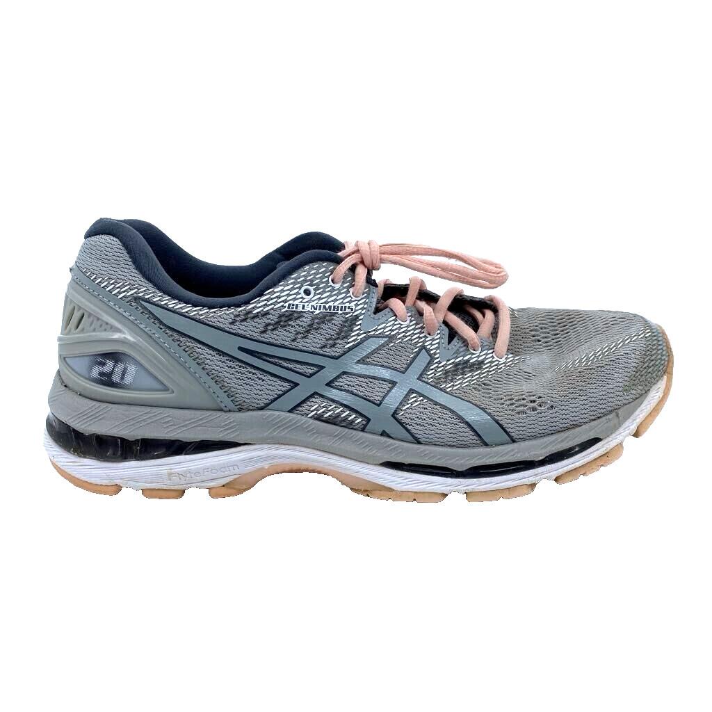 Asics Womens Gel-Nimbus 20 Running Shoes Gray T851N Mixed Print