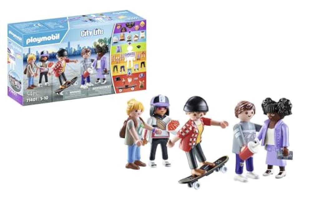 (TG. Piccolo) Playmobil My Figures 71401, Set Personaggi di Citt  - NUOVO
