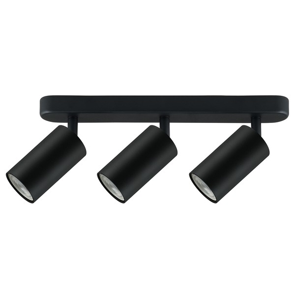 Foco de techo 3 luces 3x base GU10 para bombillas LED y halógenas hasta 35W