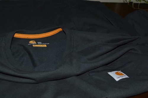 Carhartt Shirt Mens 3Xl Tall Relaxed Fit Long Sleeve Pullover Outdoor* - Picture 3 of 3