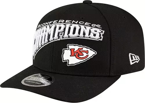 Kansas City Chiefs New Era 2024 AFC Champions Locker Room 9SEVENTY Stretch Snap - Bild 3 von 4