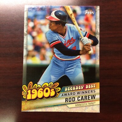 2020 Topps Update Decades' Best DB-11 Rod Carew Minnesota Twins