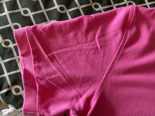 Brooks Brothers 346 Original Fit Sz L Short Sleeve Polo, Bubblegum Pink, EUC - Picture 10 of 12