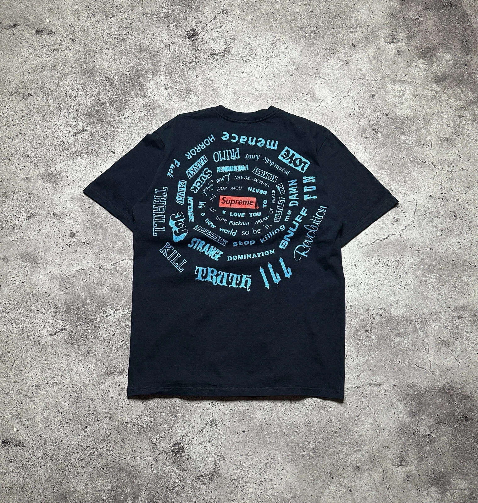 Tee shirt Supreme Spiral Taille M SS21 Homme 