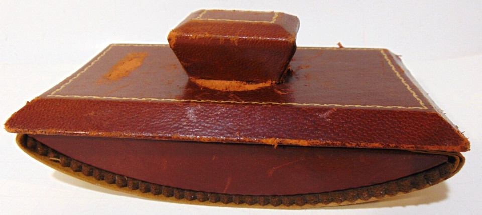 A rocker-style ink blotter is a genuinely forgotten desk ritual — this antique piece is a conversation-starting collectible that most people under 60 have never seen in action.