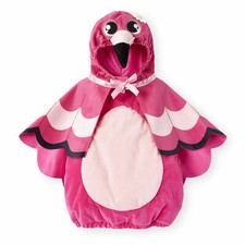 Adorable Baby Flamingo Costume 3-6-9-12 Months Pink Plush Girls Infant