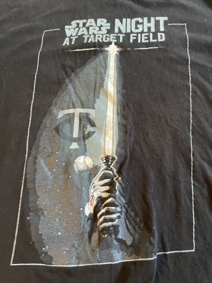 Star Wars Night At Target Field MINNESOTA TWINS SGA Black T-shirt