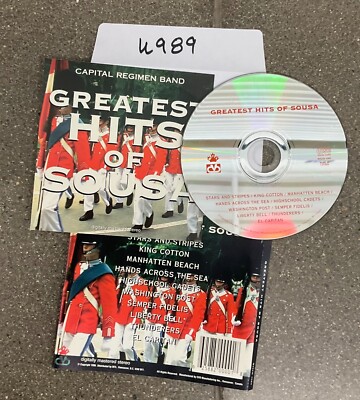Greatest Hits of Sousa CD Capital Regimen Band 1996 NO CASE NO TRACKING #K989