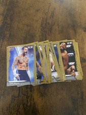 2022 Upper Deck AEW Gold Parallel Insert Singles U-PICK Complete Your Set