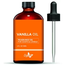 Vanilla Fragrance Oil 118ml-1000ml – Natural Aroma for Candles, Soap & Diffuser.