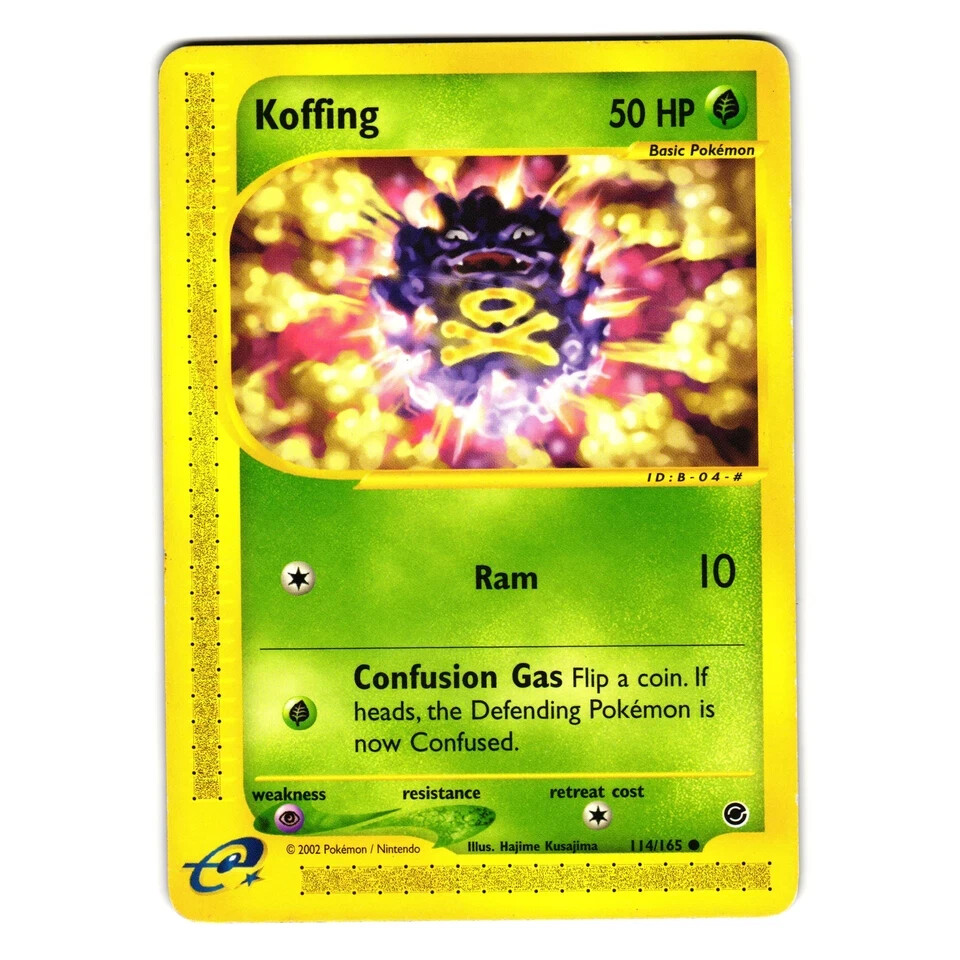 Koffing Pokemon Expedition Base Set card 114/165