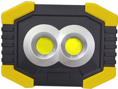 LED Strahler 2in1 COB LED Arbeitsstrahler 5W + 2W Arbeitsleuchte inkl. Batterien