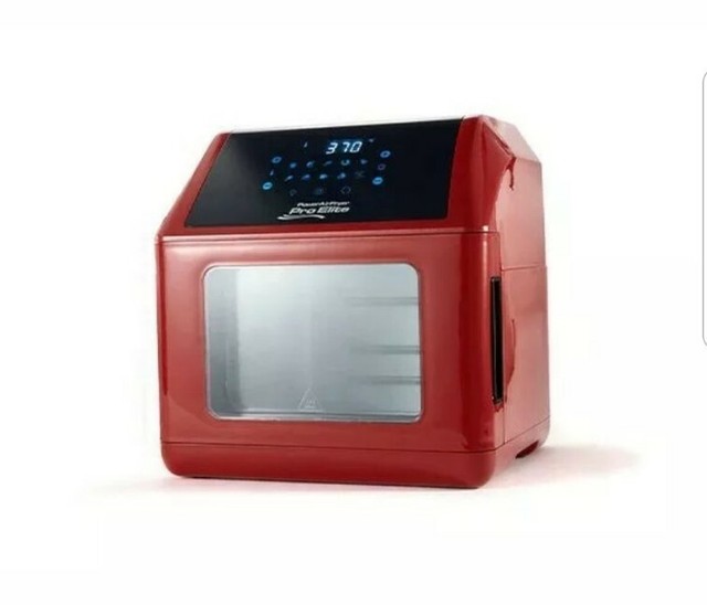 Power Air Fryer 10in1 Pro Elite Oven 6qt with Cookbook in Red eBay