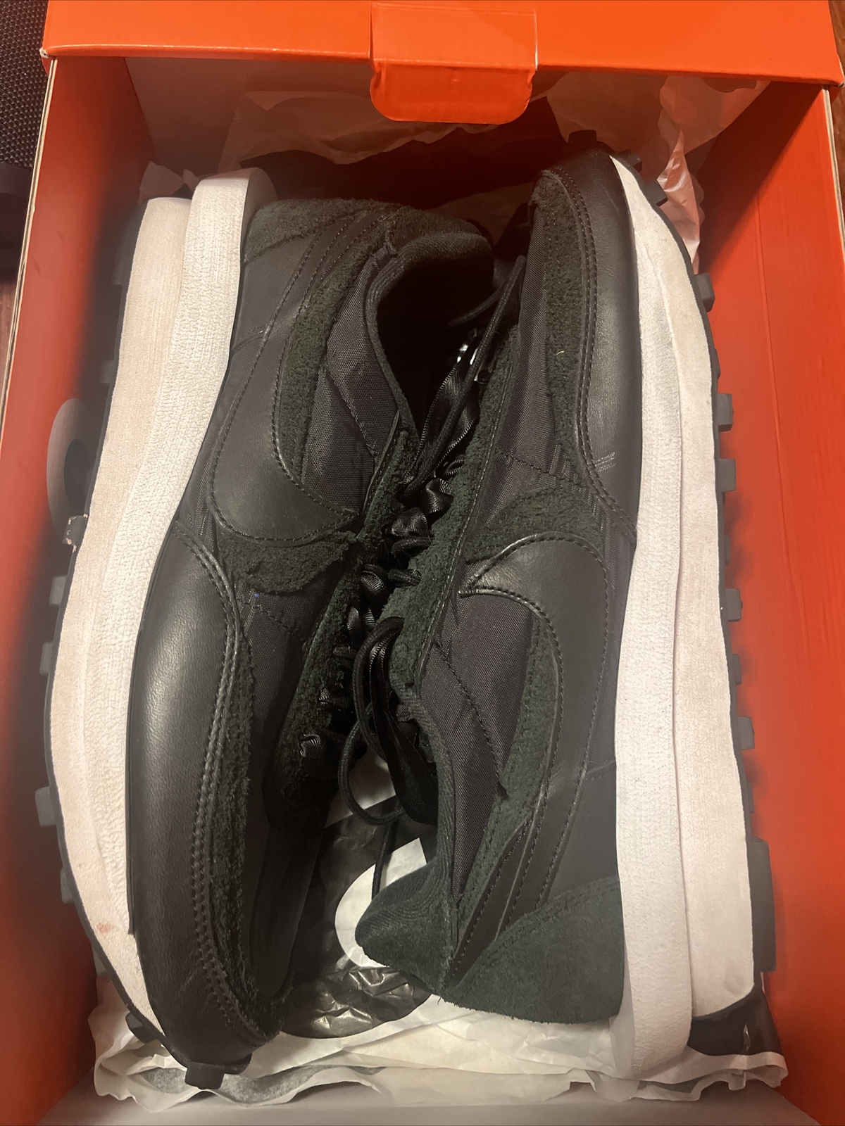 SACAI X NIKE Taglia 10 5 Nike LDWaffle x Sacai nylon nero 2020