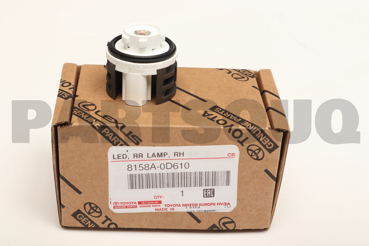 8158A0D610 Genuine Toyota LED RR LAMP RH 8158A-0D610 | eBay