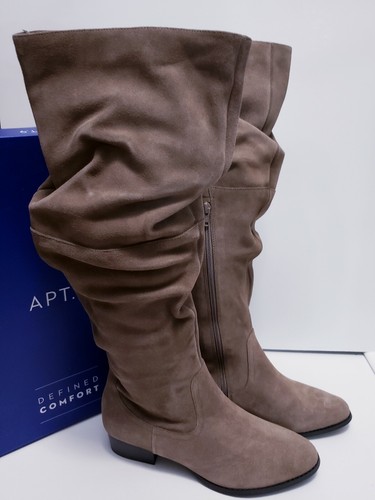 taupe slouch booties