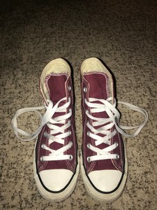 all star marrom cano alto