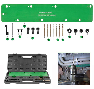 for Dodge 5.7L Hemi Motor Broken Exhaust Manifold Bolt Stud Drill Template 71500