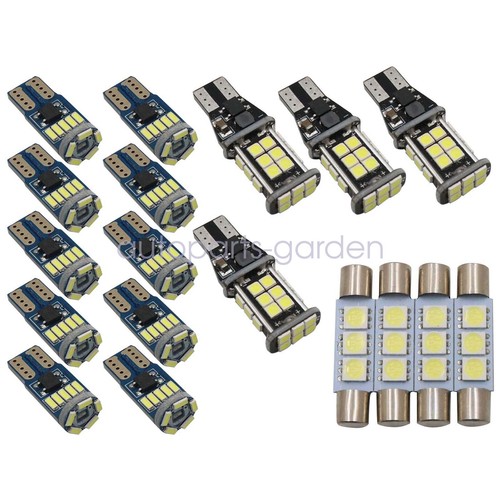 US FOR 07-21 Toyota Tundra White Auto Interior LED Light Bulb Package Kit New - Picture 3 of 12