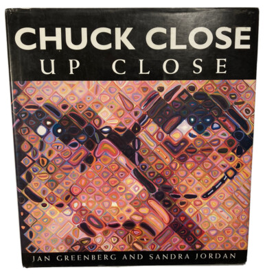 Chuck Close, Up Close by Greenberg, Jan Jordan Hardcover First Edition 1998 VG+