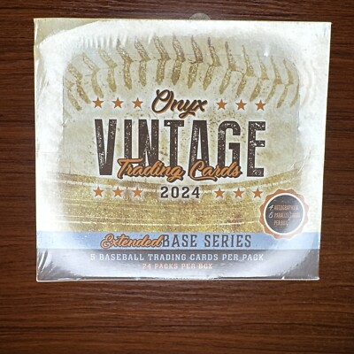 2024 ONYX VINTAGE EXTENDED SERIES BASEBALL Sealed BASE Hobby Box SKENES CHOURIO