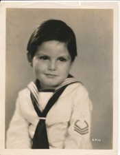 DICKIE MOORE Child Star Original Vintage 1930s Paramount Studio Portrait Photo
