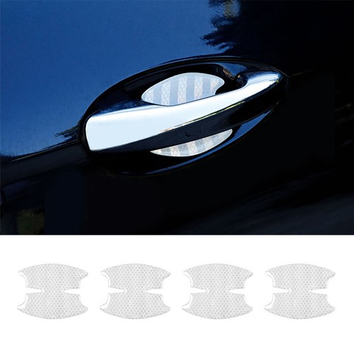 4PCS Car Door Handle Protector Film Anti-Scratch Stickers Reflective Accessories - Picture 5 of 16
