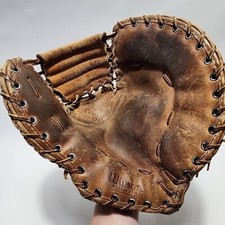 Vtg Norm Cash Baseball Glove Pro Style Model "Big Scoop" Wilson A2824