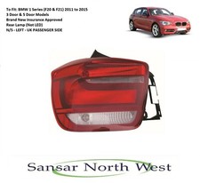For BMW 1 Series F21 F20 Hatch Passenger Side Rear LED Light Lamp N/S LEFT 12>16