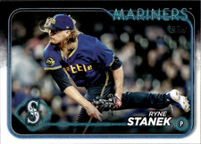 2024 Topps Update Series - Ryne Stanek #US121 Mariners