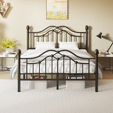 Twin/Full/Queen Metal Bed Frame with Headboard