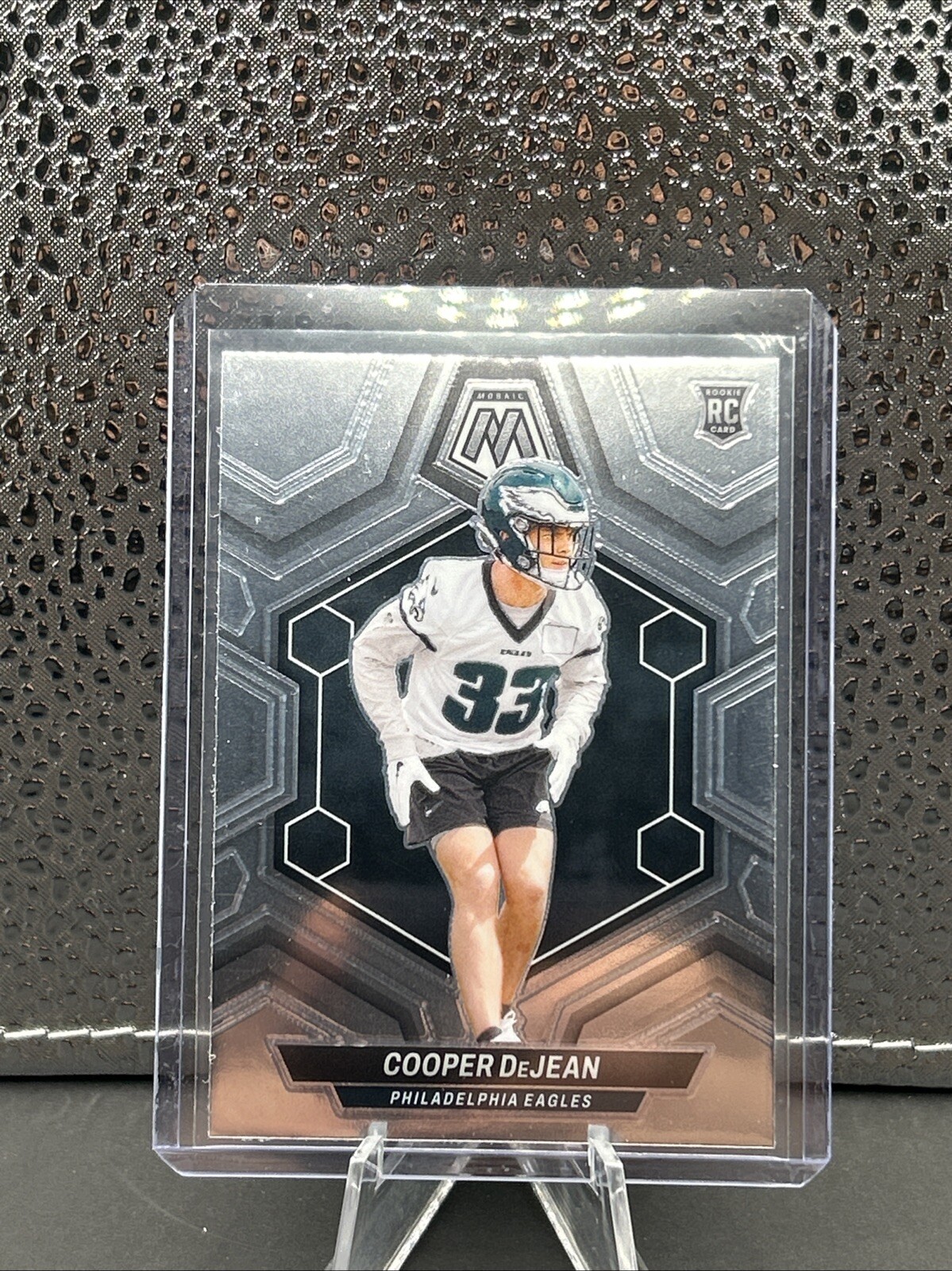 2024 Panini Mosaic Cooper DeJean  Rookie Base #340 Philadelphia Eagles (RC)
