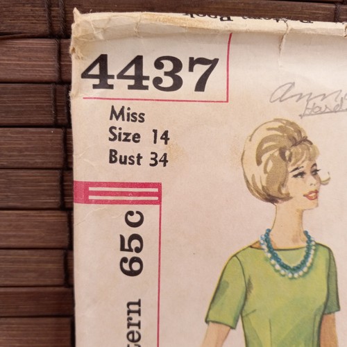 Vintage 1960s Skirt Jamaica Shorts Top 14 Simplicity 4437 Sewing Pattern Missing - Picture 2 of 7