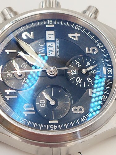 IWC Chronograph Pilot Watch Fliegeruhr Ref 3706 3093098 Boxed Paperwork Working - Picture 11 of 20