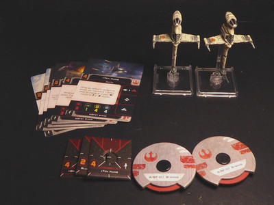 2x Rebel B-Wings für X-Wing Miniaturen Spiel - 2. Edition