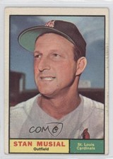 1961 Topps Stan Musial #290 HOF 2u3