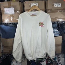 The Price Is Right Original Gameshow Embroidered Sweatshirt White Large Vintage