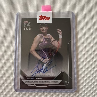 Elena Rybakina - 2025 Topps NOW Tennis - On Card Auto Autograph Short Print /10 