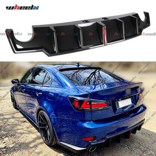 Carbon Fiber Jdm Style Led Rear Bumper Diffuser For Lexus Is250 Is350 2006-2013 Carbon Fiber Jdm Style Led Rear Bumper Diffuser For Lexus Is250 Is350 2006-2013