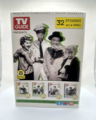TV Guide Presents... 32 Episodes 4-DVD Set Digitally Remastered Sound Enhanced