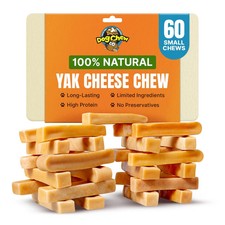 5lb Small Tibetan Dog Chews - Bulk Pack, Natural Treats for Small Dogs (60 Pcs)