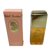 White Shoulders by Evyan 2.75 oz EDC Spray Perfume for Women, New in Box