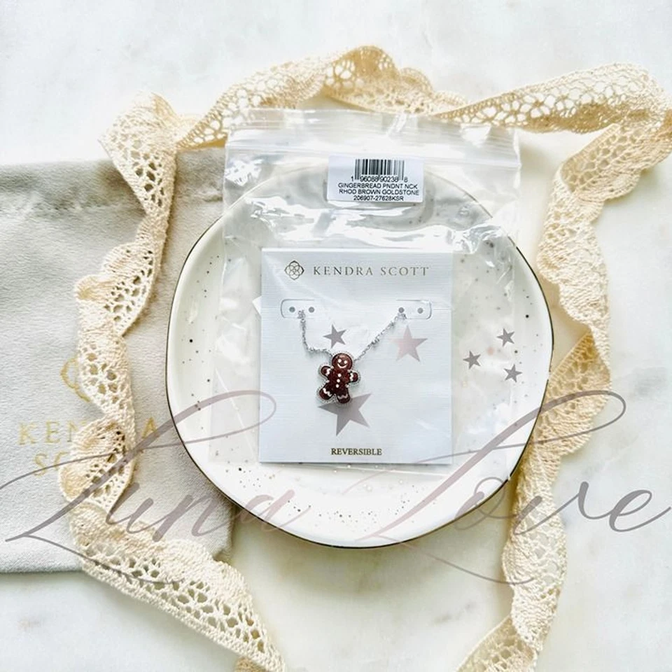 KENDRA SCOTT пряник серебро короткая подвеска ожерелье в золотой камень новый с Ярлыками - Изображение 2 из 4