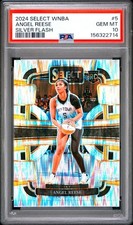 2024 ANGEL REESE SELECT WNBA #5 SILVER FLASH PSA 10 [RC] ATLANTA DREAM