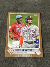 2022 Topps Series 1 - Checklist Francisco Lindor, Jazz Chisholm #98 Gold /2022