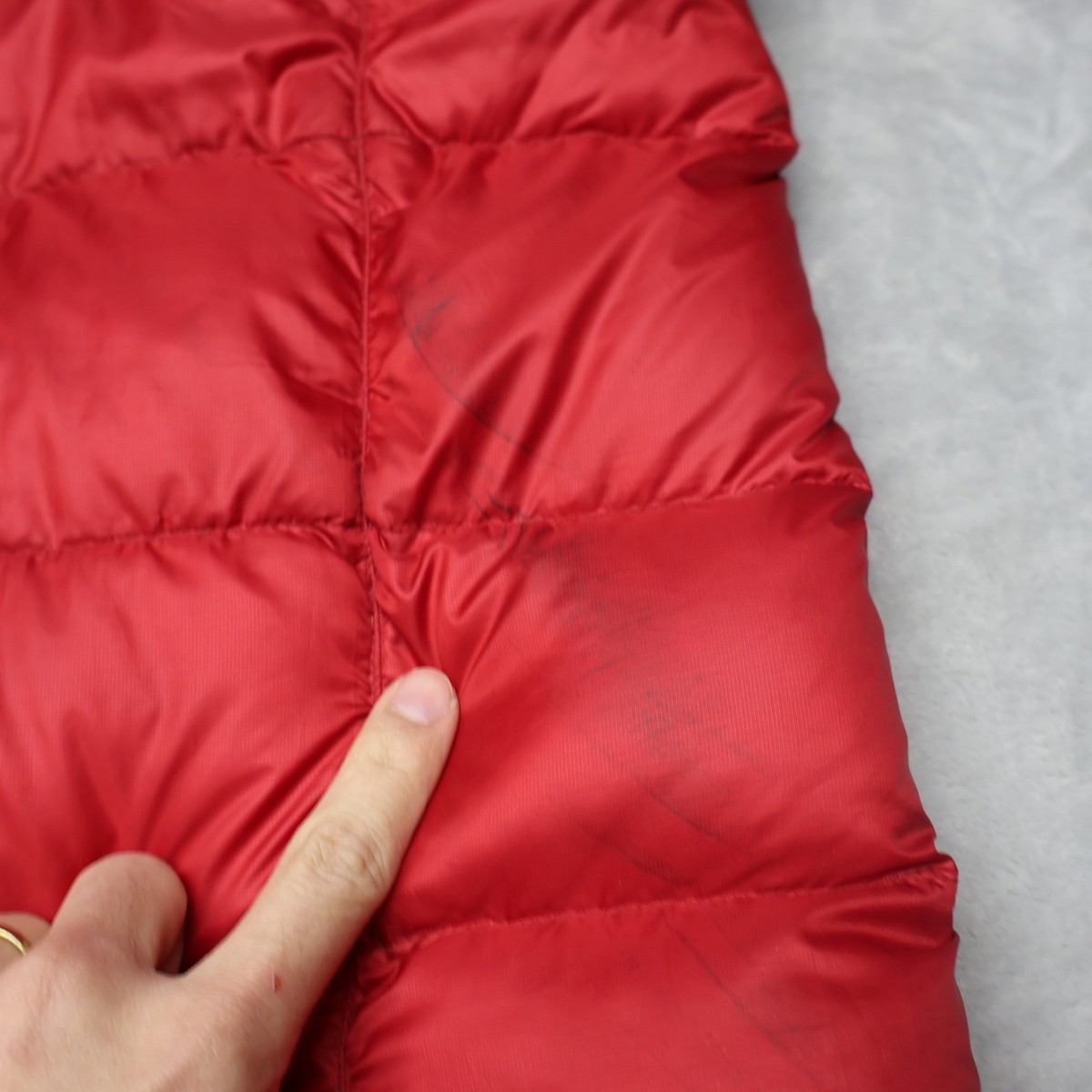 GoLite Down Jacket Mens XXL Red Insulated Full Zip Light Thick