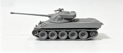 3D Print 1/72 French Lorraine 40t Medium Tank Unpainted Unassembled Model