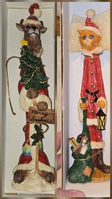 Vintage Great Western Trading Co. Christmas Cat Or Moose 8'' Tall