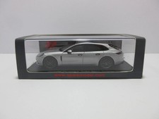 Mini car 1/43 Spark Porsche Panamera Turbo Sports Turismo Break Silver Metallic