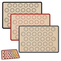 Backmatte Silikon Macarons Antihaft Wiederverwendbar Backen 3 StüCk 42 X 29,5CM